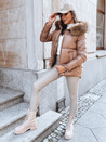 Ženska prešita zimska jakna SPARKLE gold Dstreet TY3949