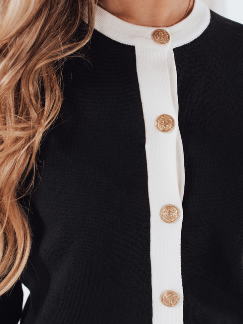 Ženski črn pulover CHICLINE Dstreet MY2558