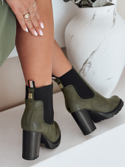 Ženski škornji s peto CHICMOVE green Dstreet ZY1019
