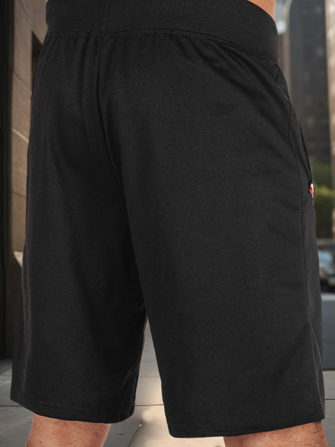 Moške črne športne hlače Dstreet SX2486