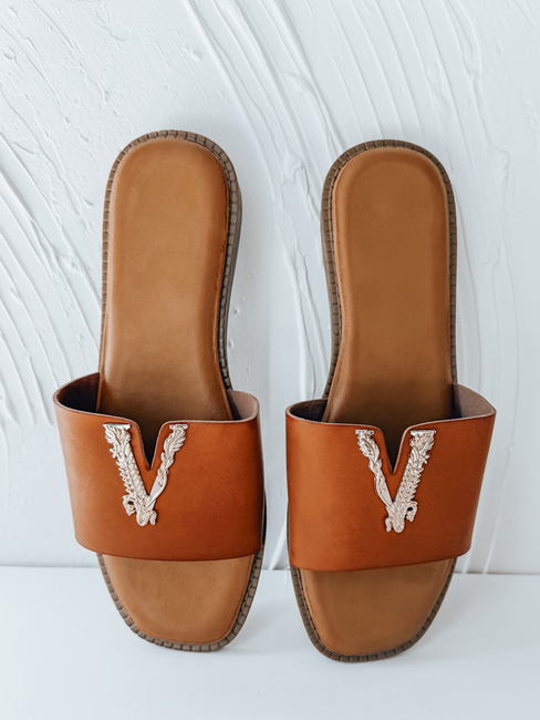 Ženske japonke SOLVINA camel Dstreet ZY0957