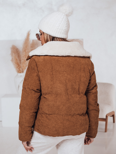 Ženska zimska bunda TRENDYGLAM rjava Dstreet TY4360