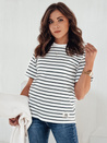 Ženska črtasta majica RILANT mornarsko modra Dstreet RY2564
