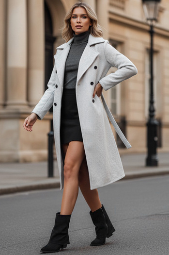 Ženski škornji iz semiša s širokim zgornjim delom črni Dstreet ZY1026