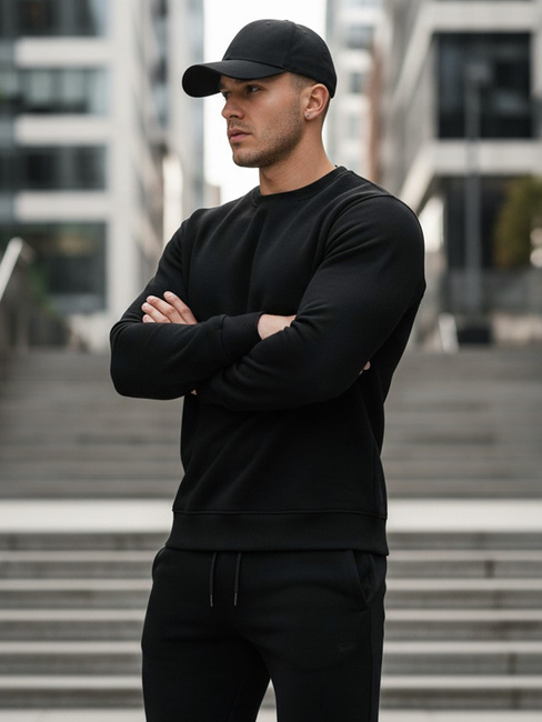 Moška črna majica Dstreet BX5915