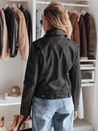 Ženska usnjena jakna DARKGLORY ramonesque black Dstreet TY4963