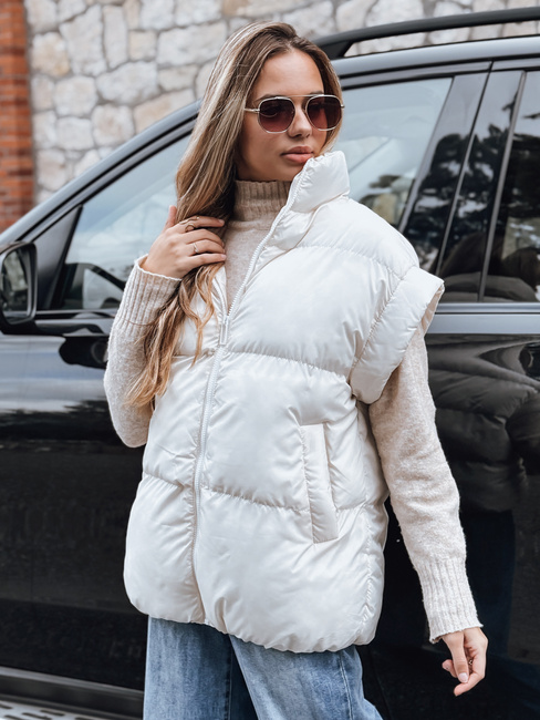 Ženski brezrokavnik NIMIA ecru Dstreet TY3250