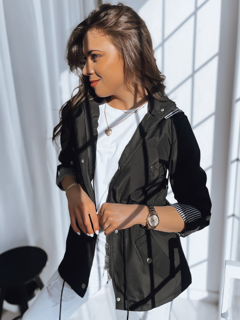 Ženska parka jakna COSMOPOLITAN  Barva Črna DSTREET TY3543