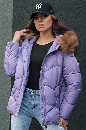 Kurtka damska WAYWARD fioletowa Dstreet TY4489
