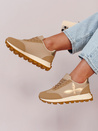 Ženske športne superge FLEXIMOT beige Dstreet ZY0905