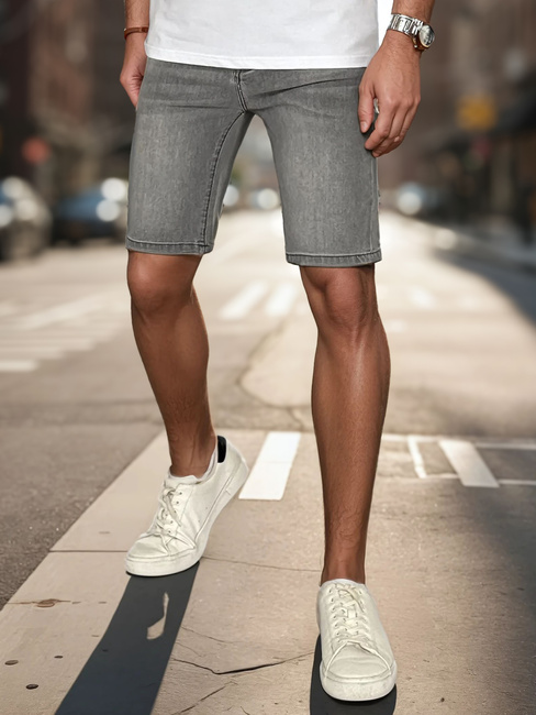 Moške kratke kavbojke temno sive barve Dstreet SX2351