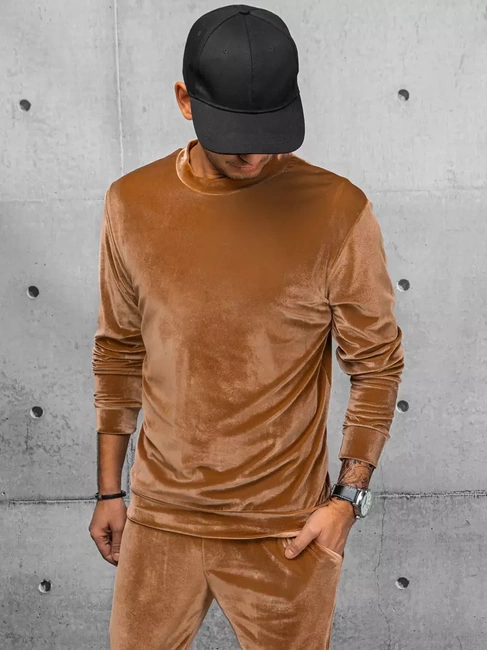 Moška gladek jopa Barva kamela DSTREET BX5530