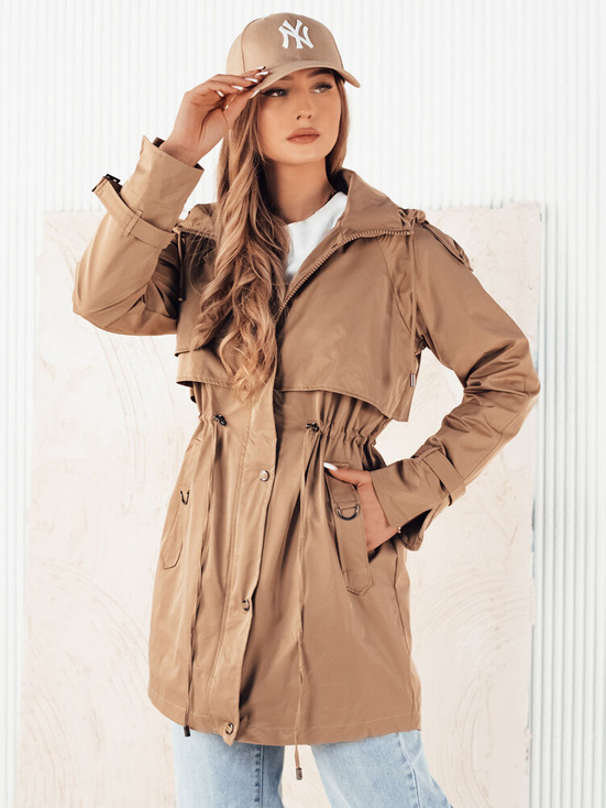 Ženska jakna parka BRENS beige Dstreet TY4231