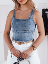 Ženski top iz džinsa VESTTOP Dstreet RY2727
