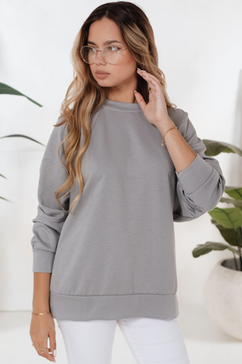 Ženska majica UZORI siva Dstreet BY1295