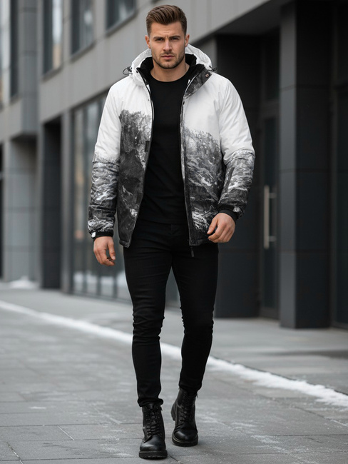 Moška zimska smučarska jakna črna Dstreet TX5124