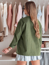 Ženska srajčna jakna oversize OVERBOR khaki Dstreet TY4889