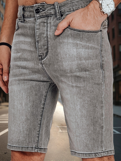 Moške kratke kavbojke temno sive barve Dstreet SX2351