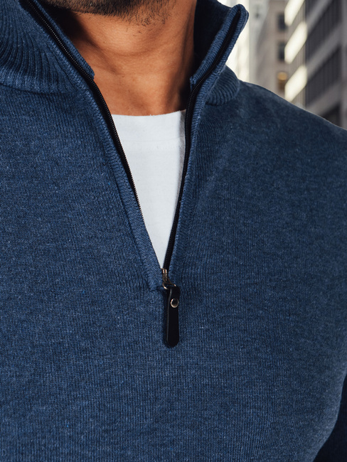 Moški pulover v mornarsko modri barvi Dstreet WX2340