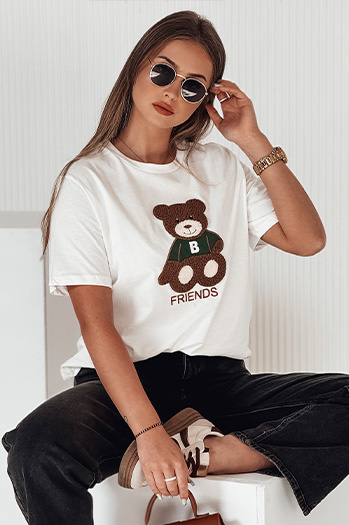 Ženske majice BAREN ecru Dstreet RY2565