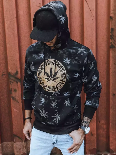 Moška jopa s potiskom Barva Črna DSTREET BX5324