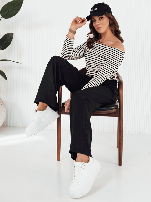 Ženska elegantna bluza TESSO Barva Črna DSTREET RY2352