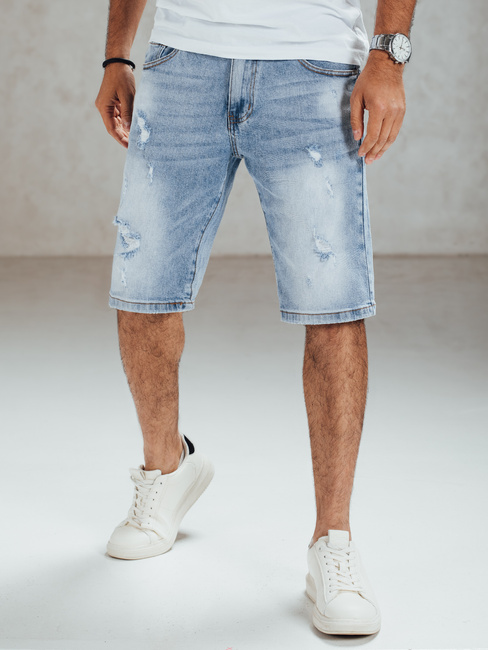 Moške kratke hlače iz džinsa modre barve Dstreet SX2554