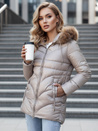 WINTERCHIC ženska zimska jakna s kapuco camel Dstreet TY4438z