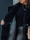 Ženski zimski plašč GLAMFUR dolg krznen plašč black Dstreet TY4697