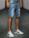 Moške jeans kratke hlače Barva Modra DSTREET SX1516