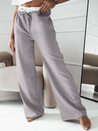 Spodnie damskie wide leg DARAMY szare Dstreet UY2102