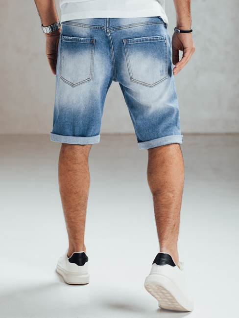Moške kratke hlače iz džinsa, modre Dstreet SX2560