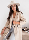 Ženski plašč HARVEST light beige Dstreet TY3883