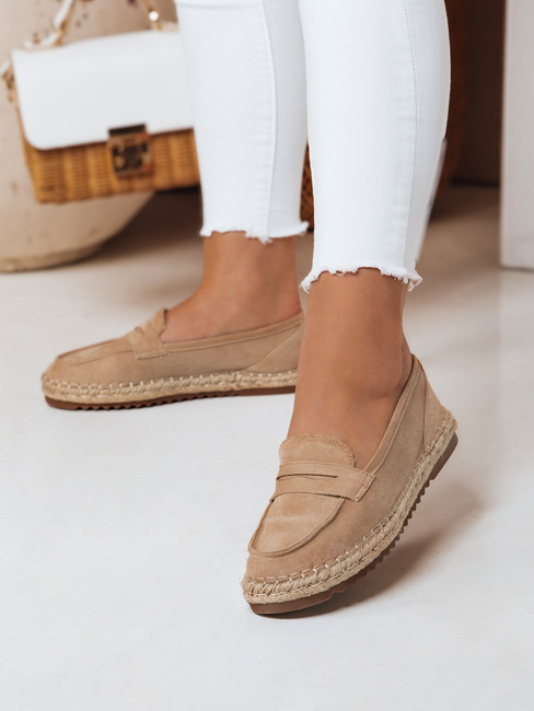 Ženski mokasini JUDANA beige Dstreet ZY0630
