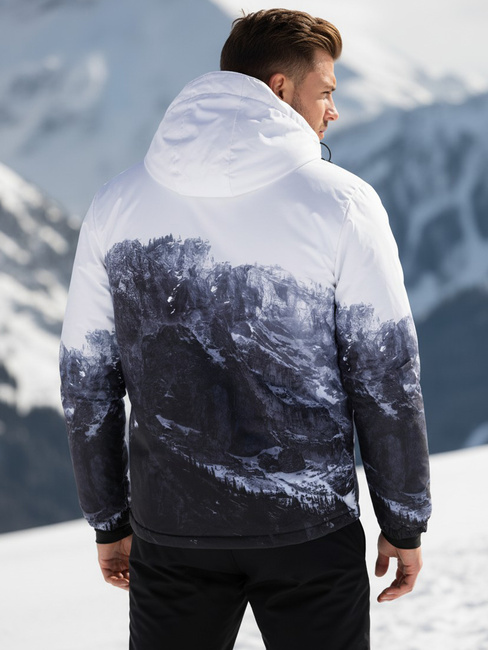 Moška zimska smučarska jakna mornarsko modra Dstreet TX5125