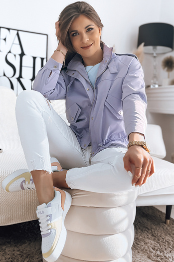 Ženska bomber jakna SISI Barva Vijolična DSTREET TY3426