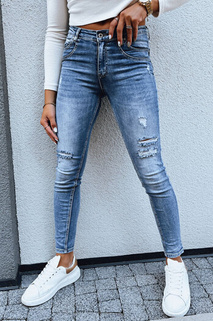 Ženske jeans hlače DEVA blue Dstreet UY0866