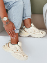 Ženske športne superge beige Dstreet ZY1008