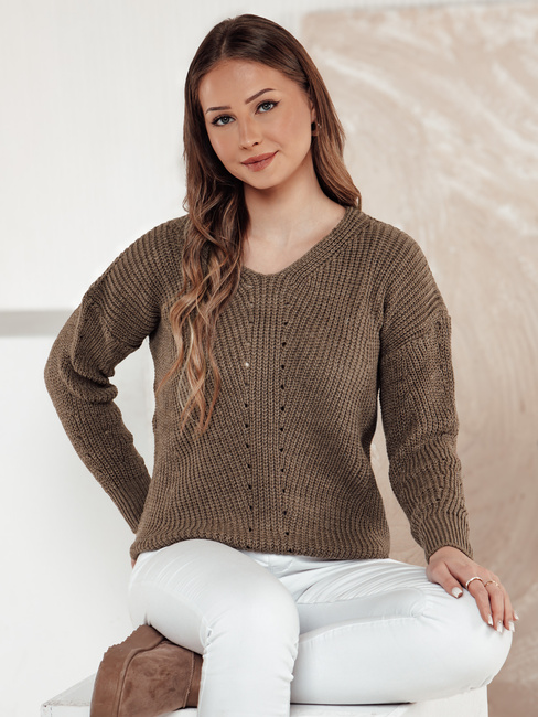 Ženski pulover MONAVIA beige Dstreet MY2405