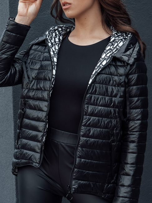 Kurtka damska dwustronna JIMA czarna Dstreet TY4506