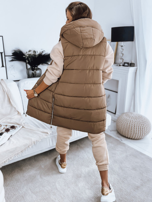 Ženski brezrokavnik NOELIA kaki Dstreet TY3131