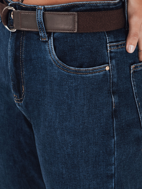 Ženske kavbojke mom fit blue Dstreet UY2752