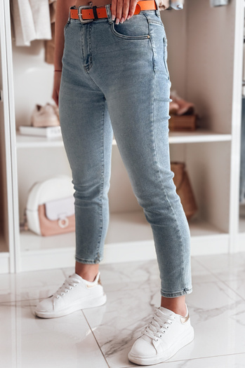 Ženske jeans hlače CURVITA blue Dstreet UY2471