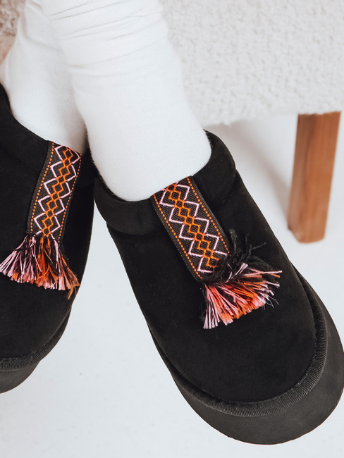 Ženske izolirane japonke črne Dstreet ZY1259