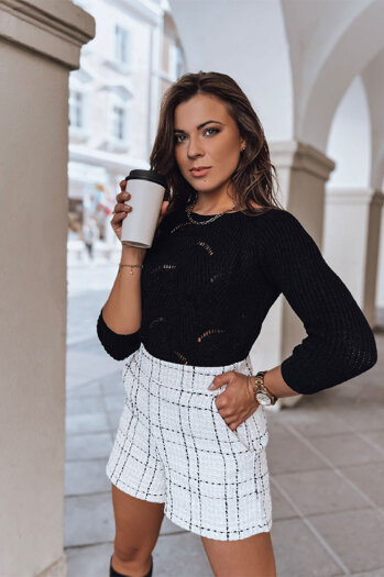 Ženski odprti pulover DIDI Barva Črna DSTREET MY1602