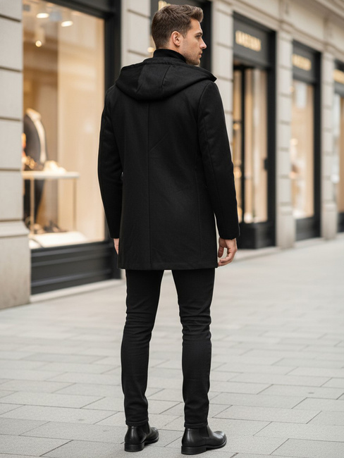 Moški zimski plašč Barva Črna DSTREET CX0444