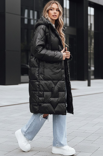 Ženska zimska bunda oversize black Dstreet TY5502