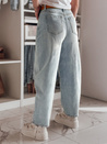 Ženske jeans hlače s pasom NEWFLOVER blue Dstreet UY2435_4