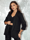 Ženski blazer ene velikosti ELEGANTIS black Dstreet PY0109