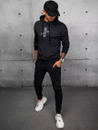 Moške komplet trenirke Barva Črna DSTREET AX0677